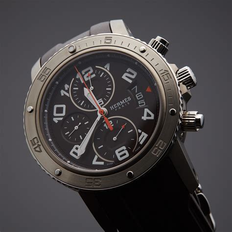 Hermès Clipper Chronograph Diver Watch 